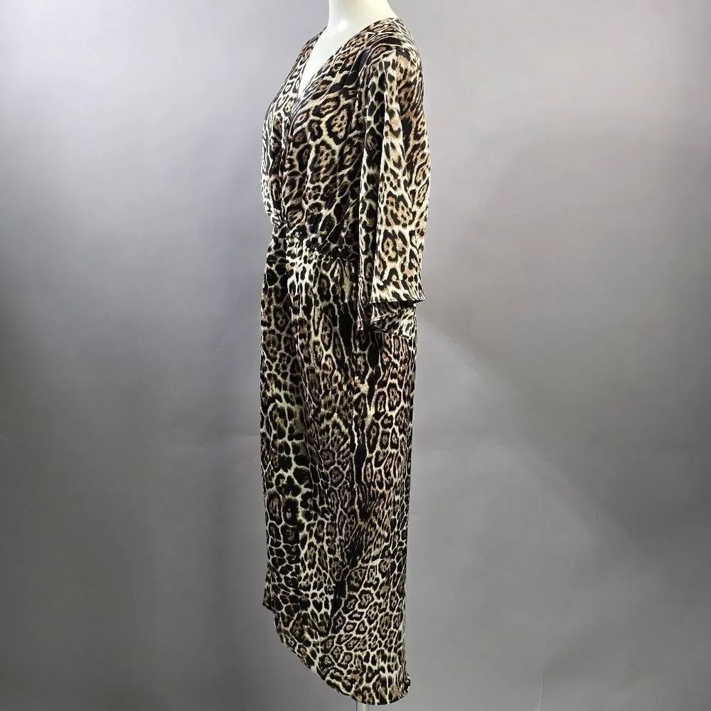 Leopard Print Kimono Dress (Rack 9) - Picture 8 of 11